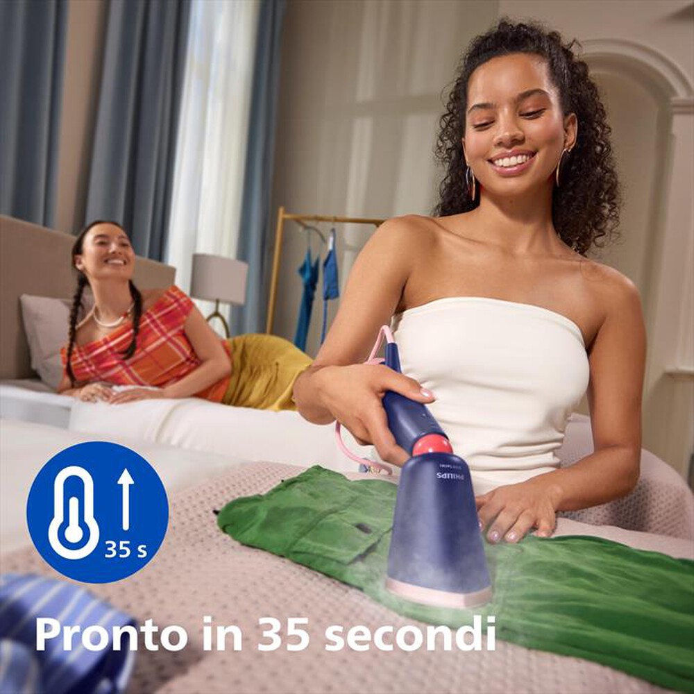 Immagine del prodotto PHILIPS - Ferro da stiro a vapore SERIE 5000 STH5030/20-Blu/Rosa