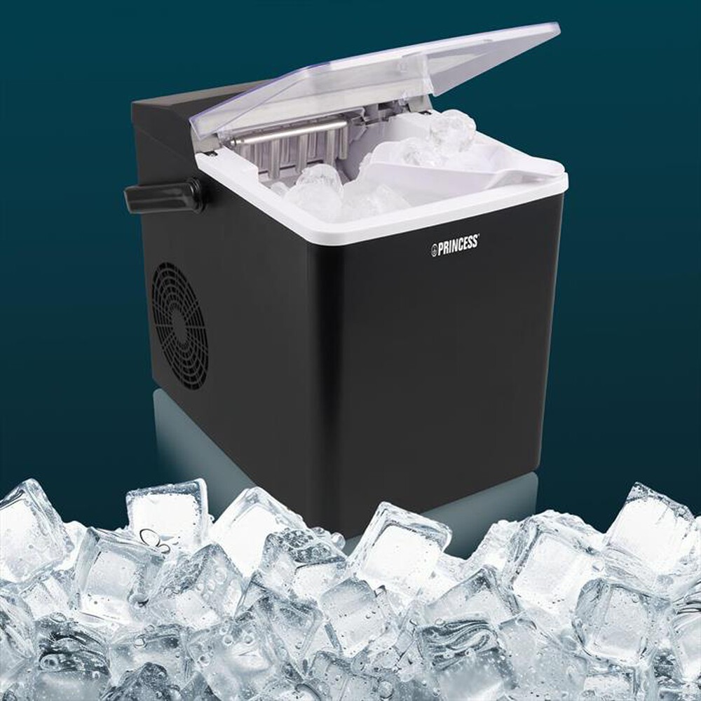 Immagine del prodotto PRINCESS - 283098 - FABBRICATORE DI GHIACCIO-Nero / Plastica