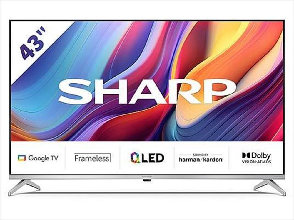 "SHARP - Smart TV 43\" QLED4K GTV 43GP62-Nero"