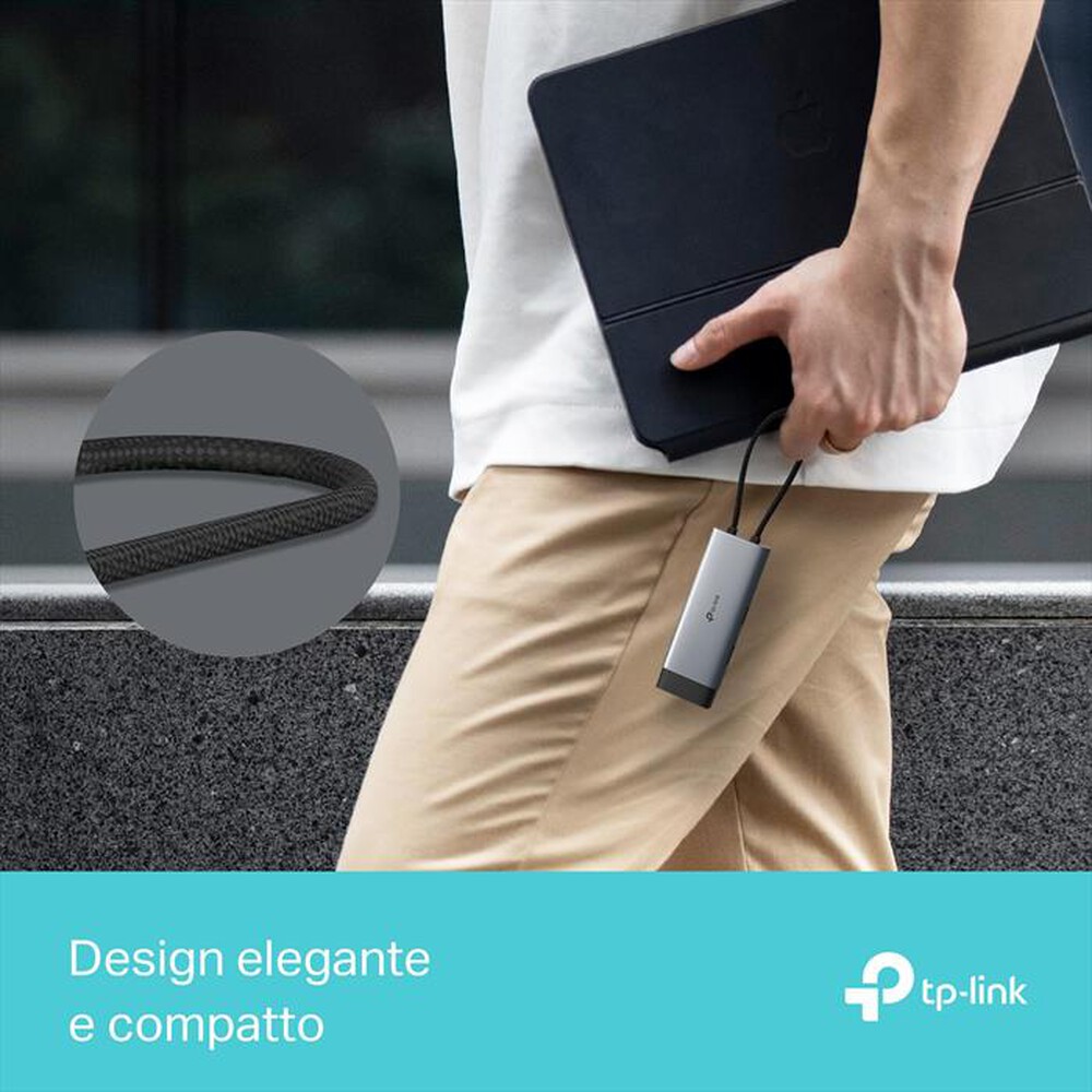 Immagine del prodotto TP-LINK - USB TYPE-C 5-PORT HUB-grigio