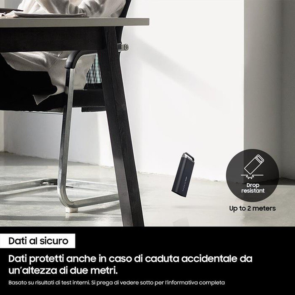 "SAMSUNG - Hard disk esterno BMPSSDPS5E-Nero"