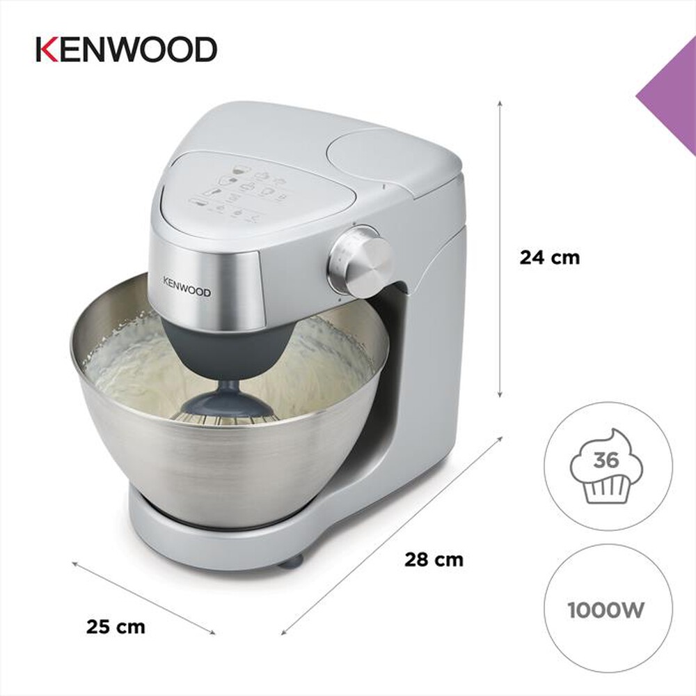 "KENWOOD. - Impastatrice planetaria Prospero+ KHC29.A0SI-SILVER"