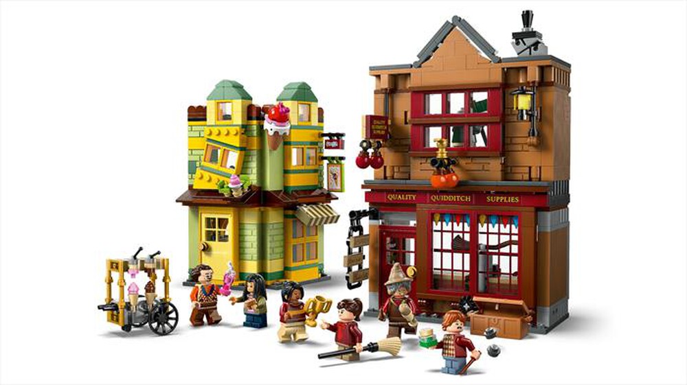 "LEGO - ACCESSORI PER IL QUIDDITCH E GELATERIA-,"