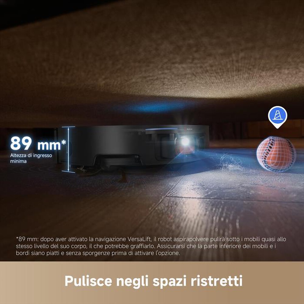 "DREAME - Aspirapolvere robot X50 ULTRA COMPLETE-Nero"