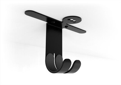 MELICONI - OMINO GANCIO SOFFITTO BIC-Acciaio di colore nero con pro