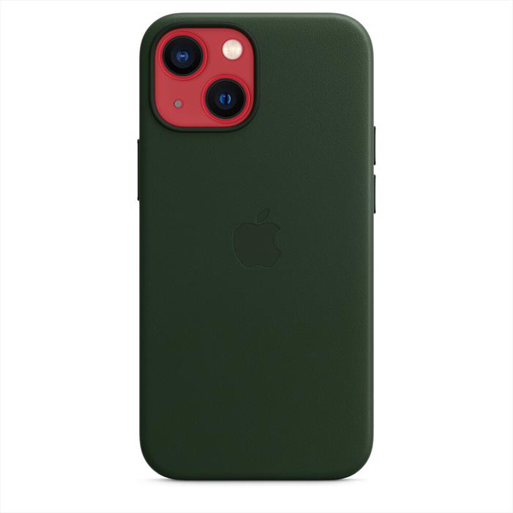 "APPLE - iPhone 13 mini Leather Case with MagSafe-Verde sequoia"