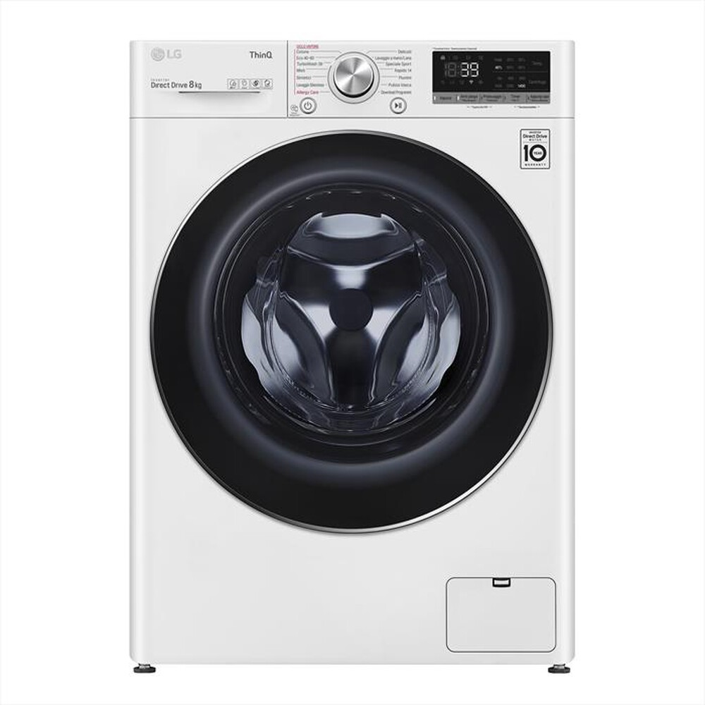 "LG - Lavatrice F4WV708S2E.ABWQWIS 8 Kg Classe A-White"