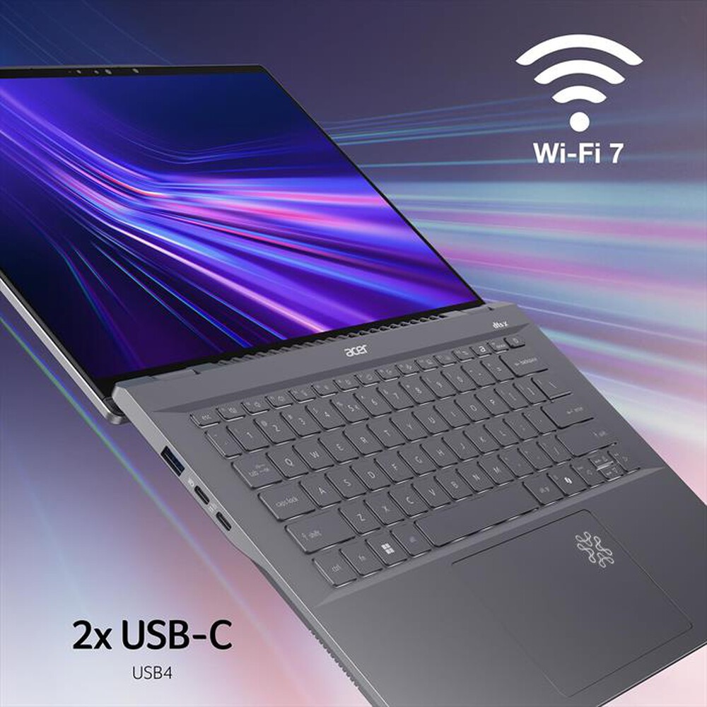 "ACER - Notebook SWIFT 14 AI SF14-11-X9T 14.5\" – COPILOT+-Grigio"