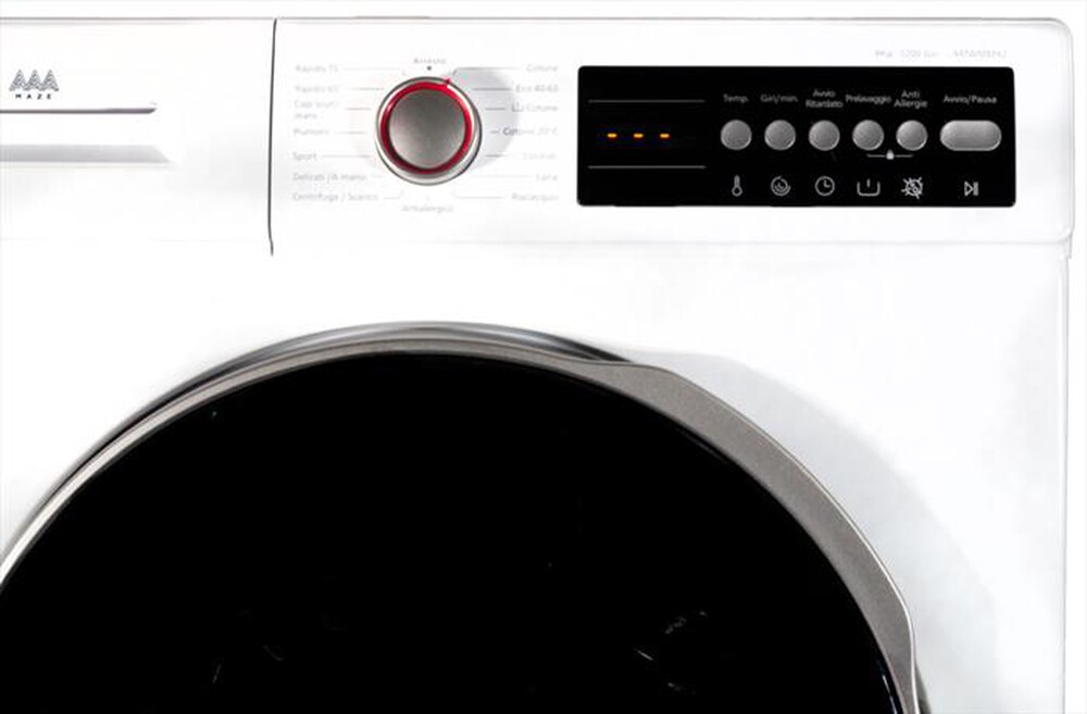 "AAAMAZE - Lavatrice AMWMMX1 8 Kg Classe B-Bianco"