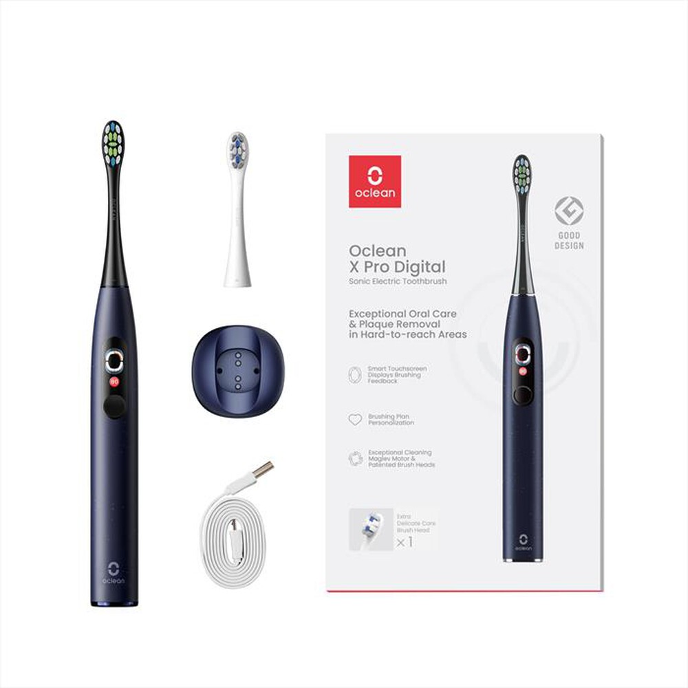 "OCLEAN - Spazzolino elettrico X PRO DIGITAL-Dark Blue"
