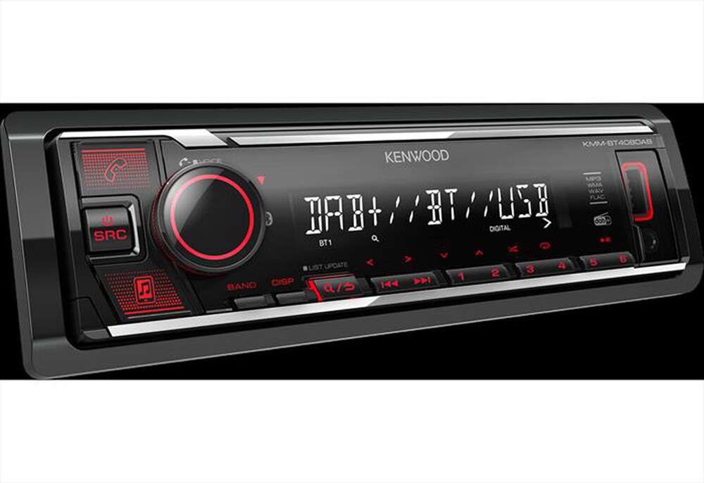 "KENWOOD - Car stereo KMM-BT408DAB-nero"