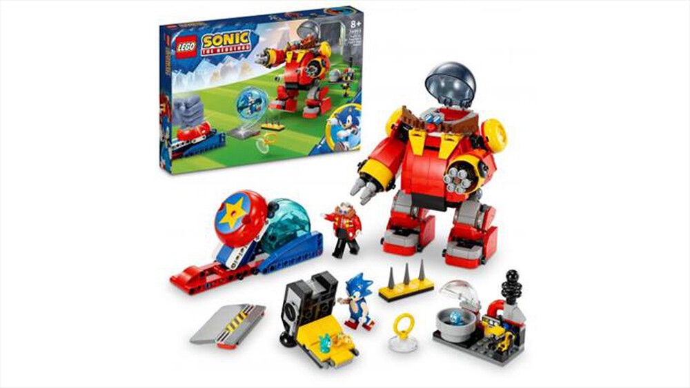 "LEGO - SONIC vs. Robot Death Egg del Dr. Eggman - 76993-Multicolore"