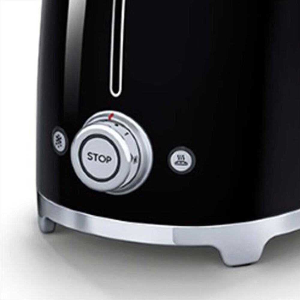 "SMEG - Tostapane 50's Style  2x2 fette – TSF01BLEU-nero"