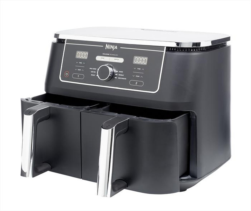 "NINJA - Friggitrice ad aria DOPPIA MAX 9,5 L AF400EU-nero"