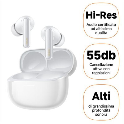 XIAOMI - Auricolare bluetooth REDMI BUDS 6 PRO-Glacier White