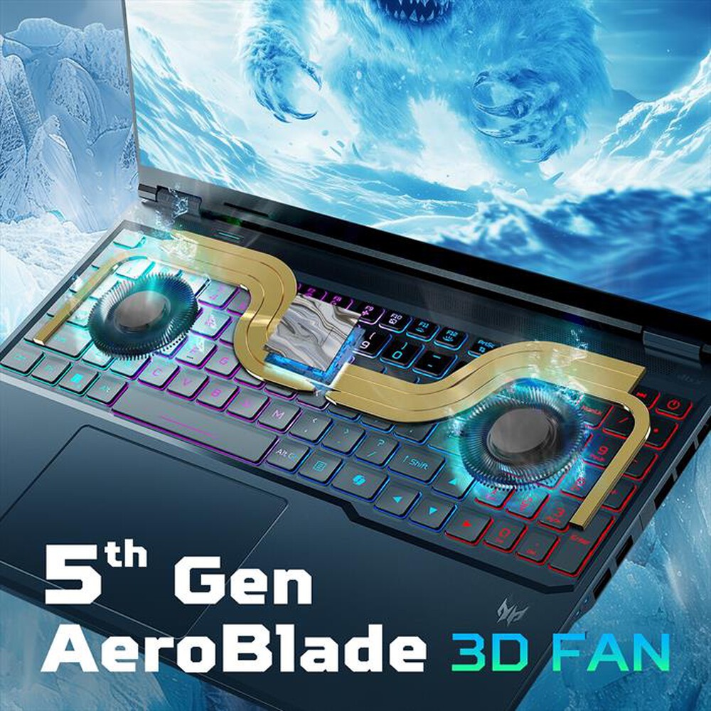 Immagine del prodotto ACER - NOTEBOOK PREDATOR HELIOS NEO 16 AI PHN16-73-93U1-Nero