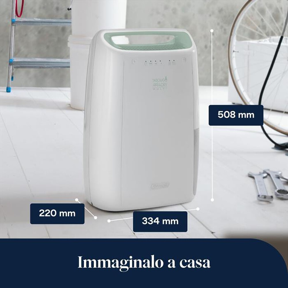 Immagine del prodotto DE LONGHI - Deumidificatore Tasciugo AriaDry DEX212SF-Bianco