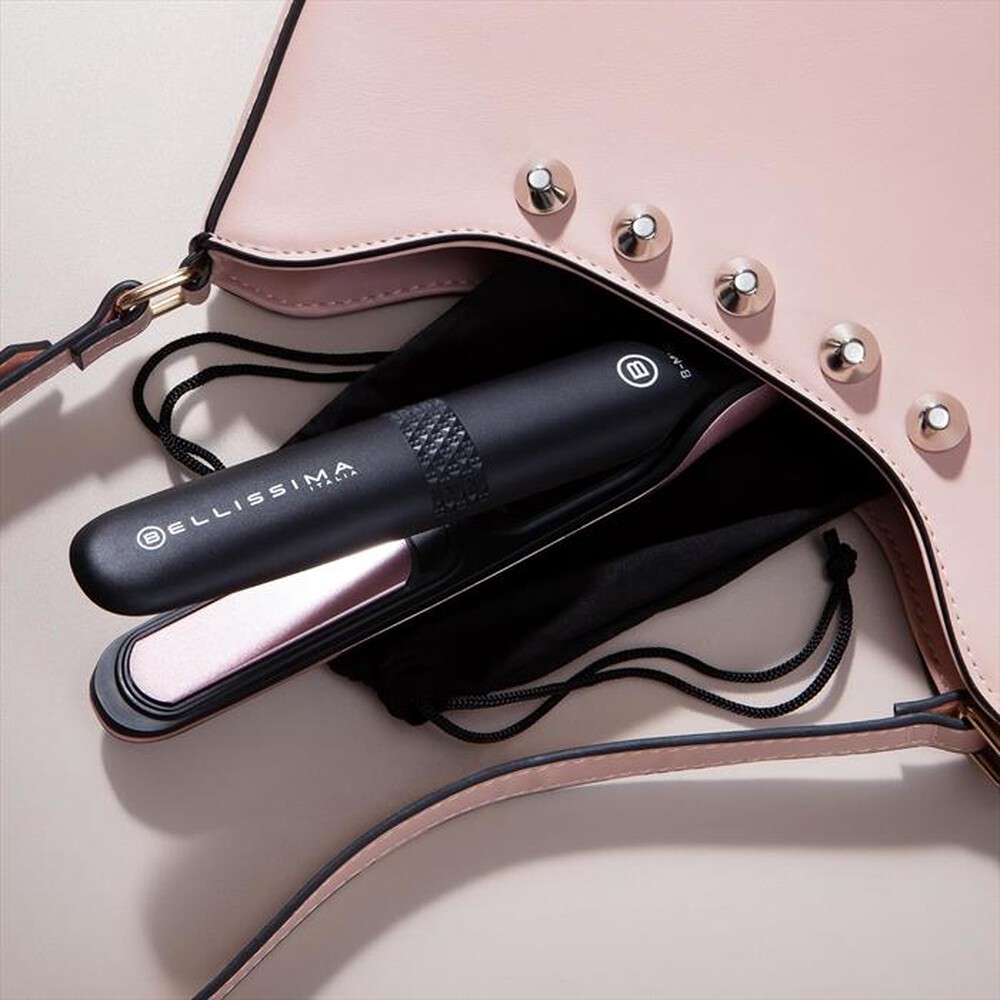 "BELLISSIMA IMETEC - PIASTRA DA VIAGGIO B-MINI-Nero, Rosa"