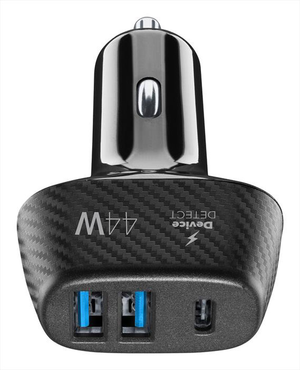 "CELLULARLINE - CAR MULTIPOWER TRIO-Black"
