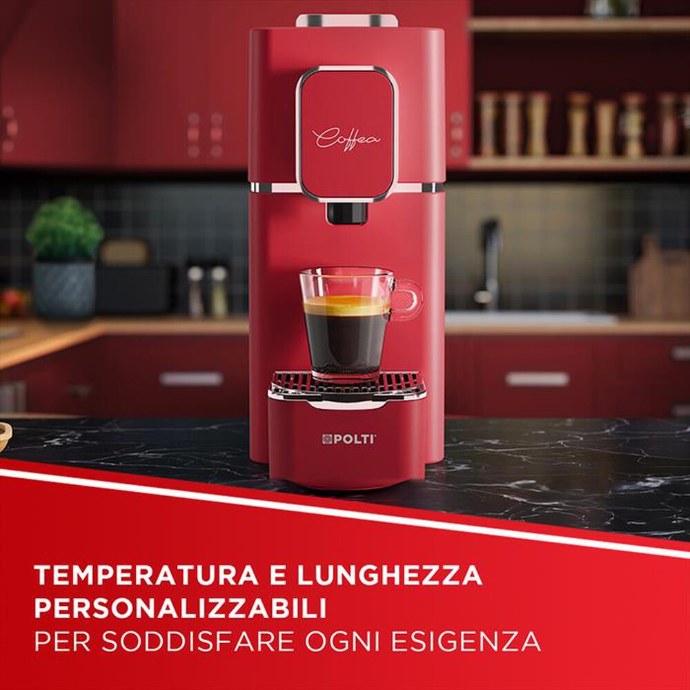 Immagine del prodotto POLTI - Macchina da caff&eacute; a cialde ESE 44m COFFEA S15R-Rosso