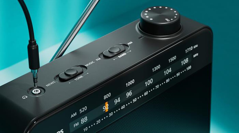 Immagine del prodotto PHILIPS - Portable FM/MW radio TAR2509/10-Black