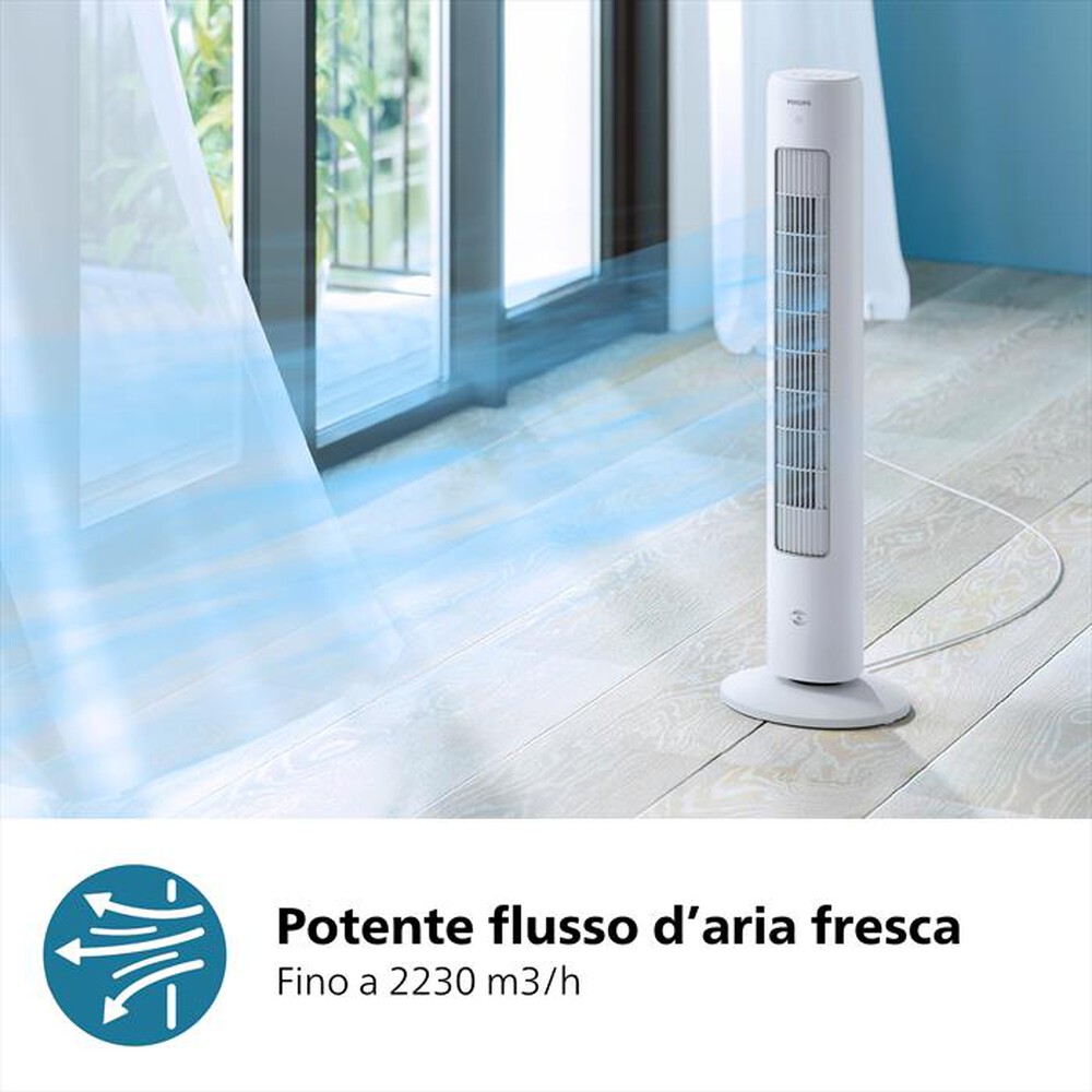 Immagine del prodotto PHILIPS - Ventilatore a torre SERIE 5000 CX5535/00-Bianco