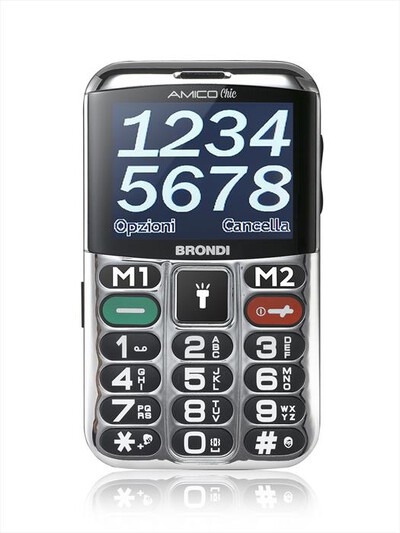 BRONDI - Amico Chic-Nero/Silver