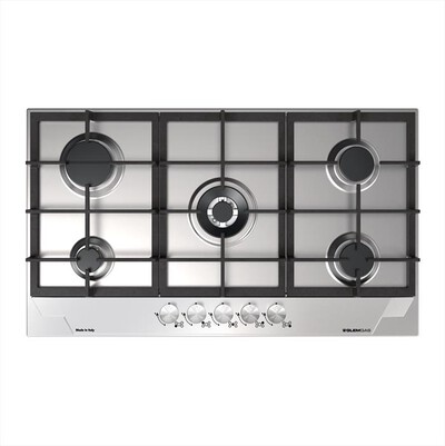 GLEM GAS - Piano cottura a gas GTD955HIXN 86 cm-Acciaio Satinato