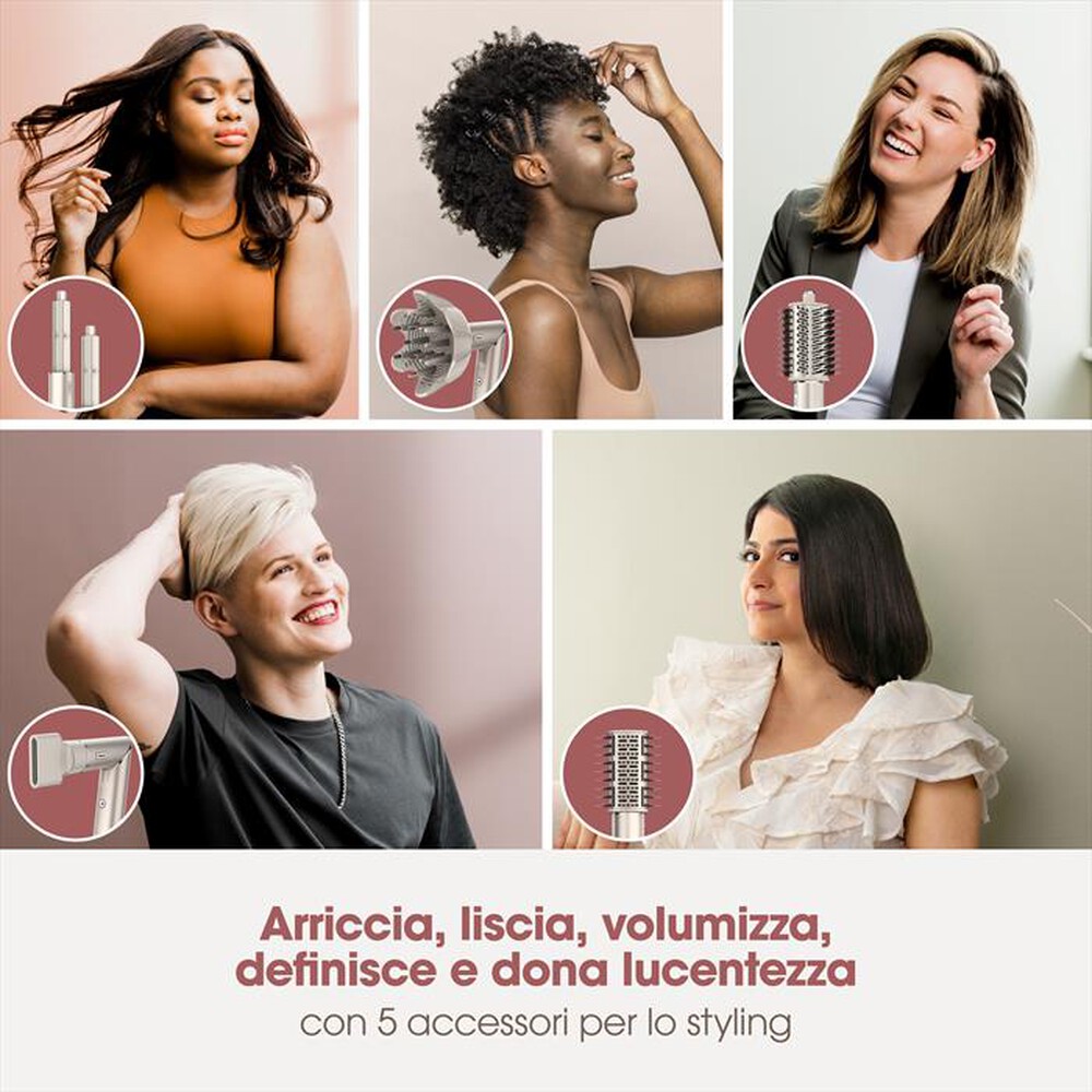 Immagine del prodotto SHARK - Styler e asciugacapelli FLEXSTYLE 5 in 1 HD440SLEU-CHAMPAGNE