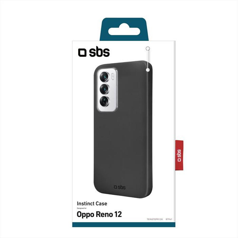 "SBS - Custodia TEINSTOPR12K per Oppo Reno 12-Nero"