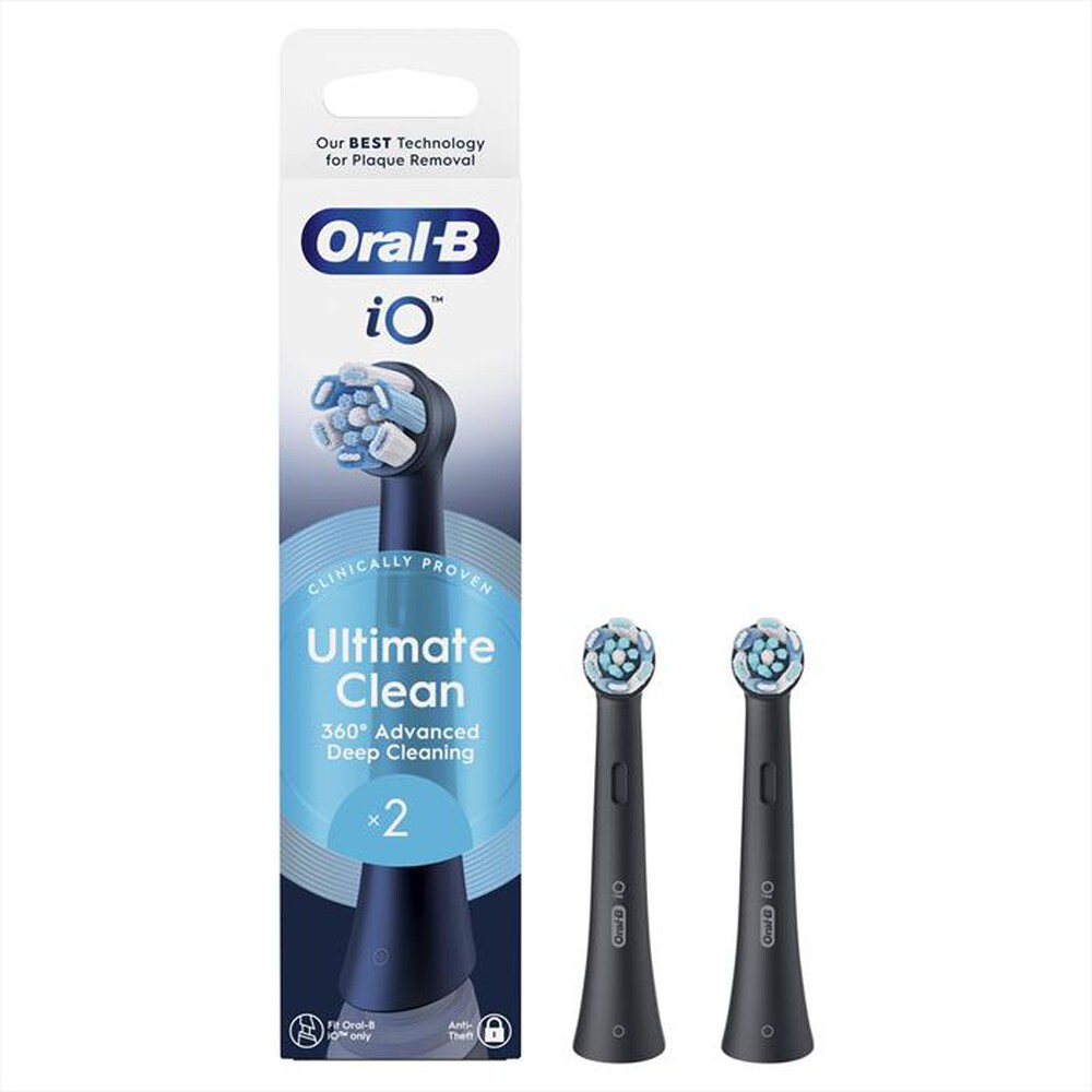 "ORAL-B - OB PW REFILL ULTIMATE CLEAN BLACK X2CT-NERO"