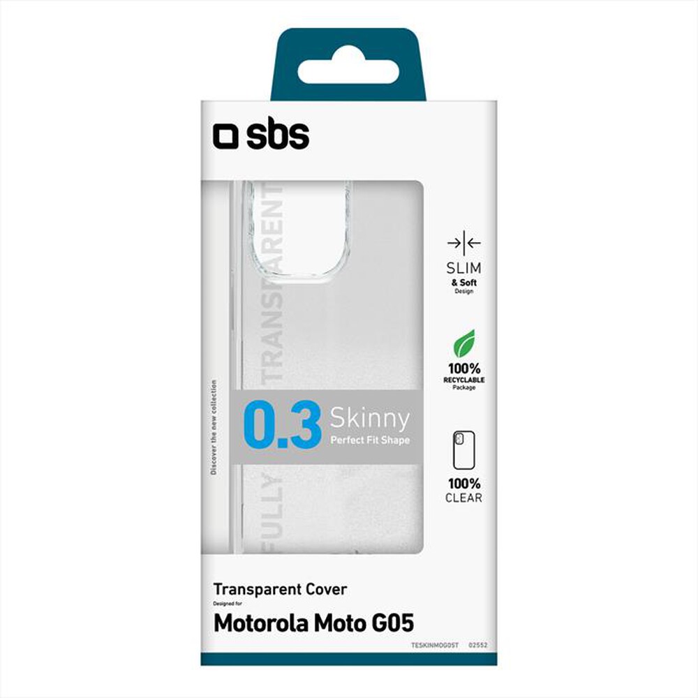 Immagine del prodotto SBS - Cover Skinny Motorola Moto G05 TESKINMOG05T-Trasparente