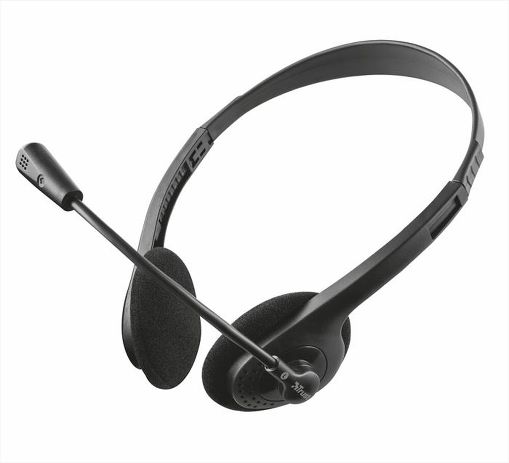 "TRUST - Cuffie stereo ZIVA CHAT HEADSET-Black"