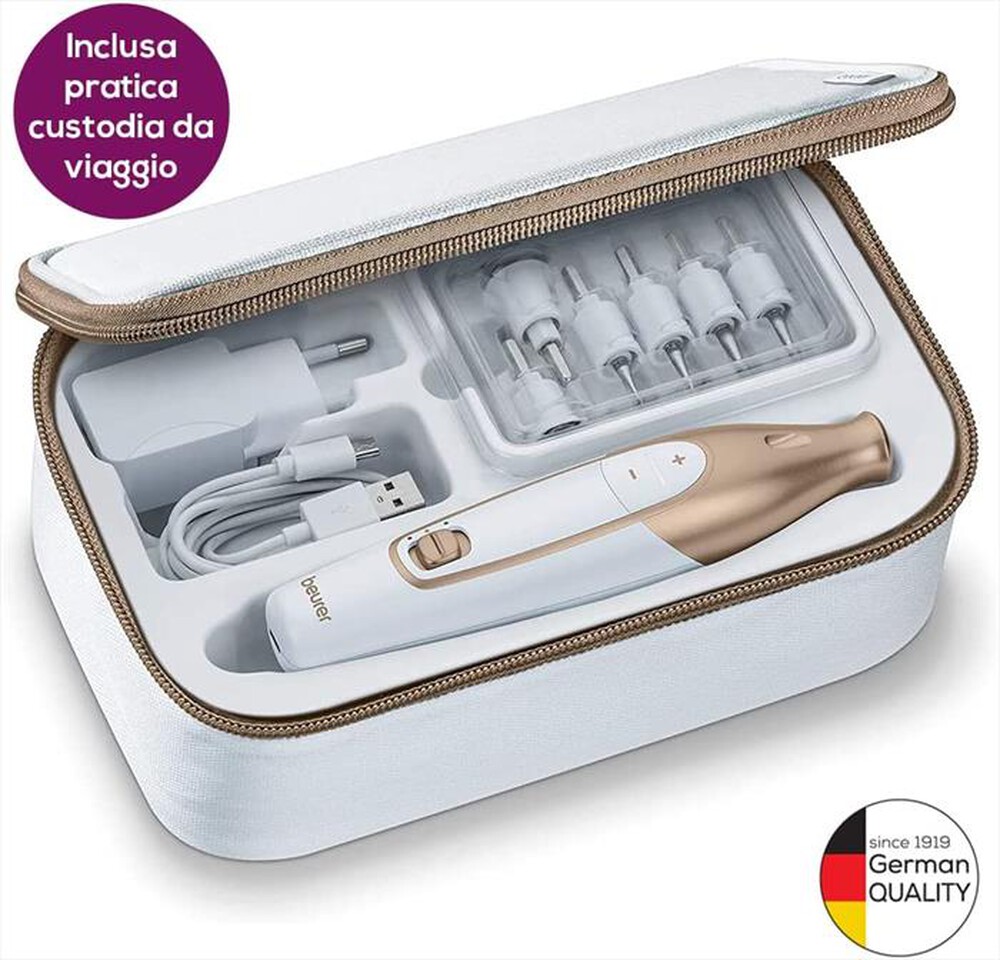 "BEURER - MP 64 Set per manicure e pedicure-Bianco"