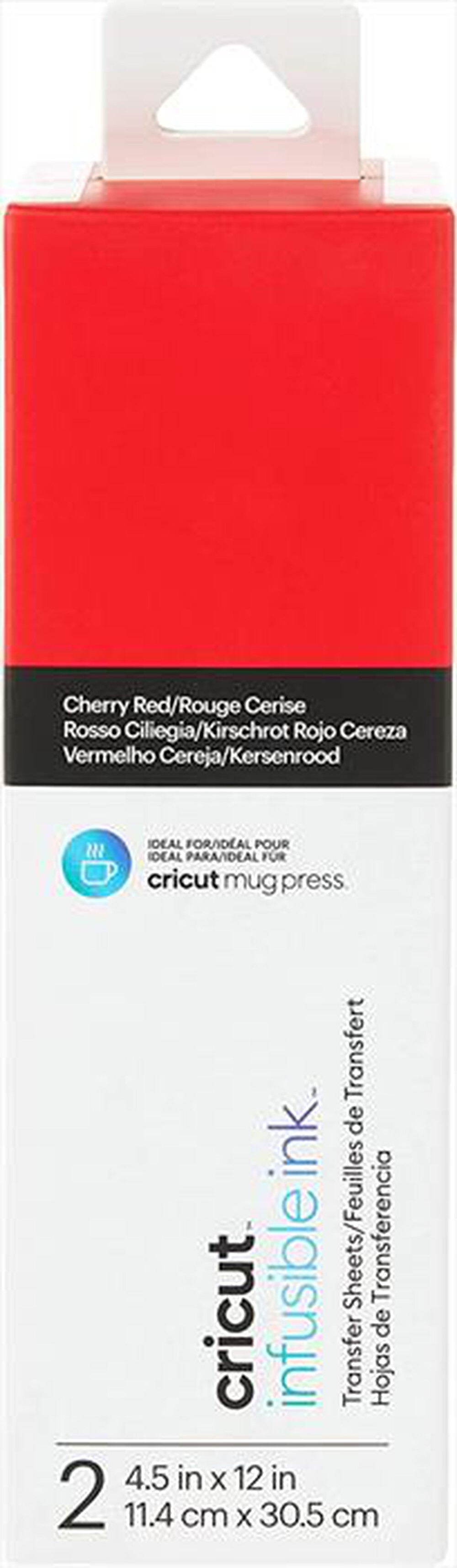 Immagine del prodotto CRICUT - INFUSIBLE INK 2 FOGLI-cherry red