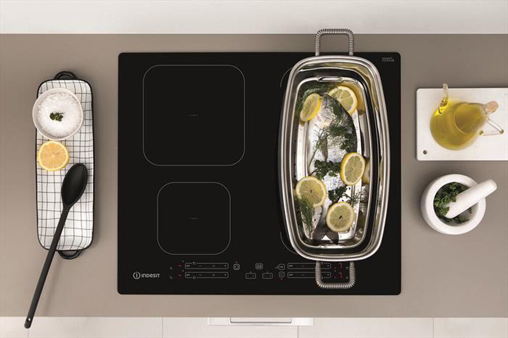 "INDESIT - Piano cottura induzione IB 65B60 NE 59 cm-Nero"
