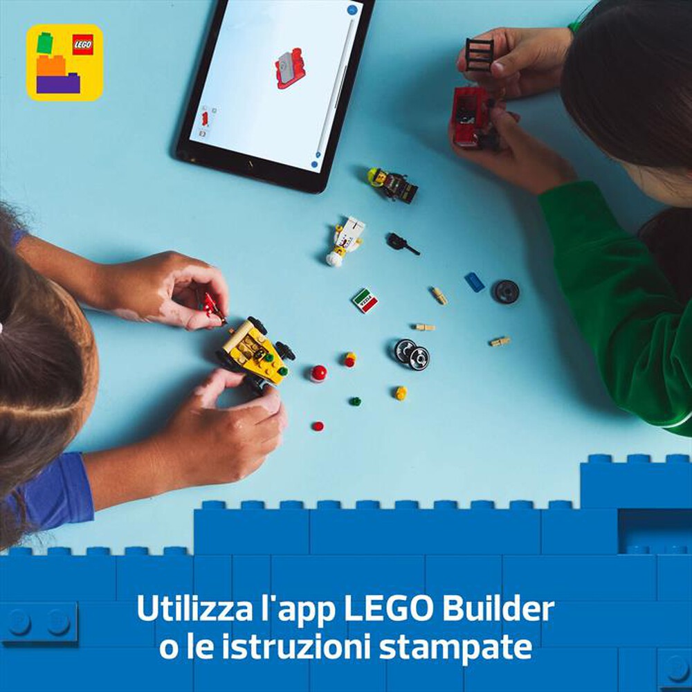 Immagine del prodotto LEGO - CITY Veicoli da corsa: pizzaiolo vs pompiere 60458