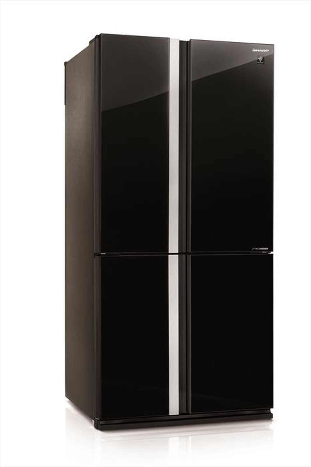 "SHARP - Frigorifero 3 e più porte  SJ-GX820P2BK Classe F-Vetro Nero"