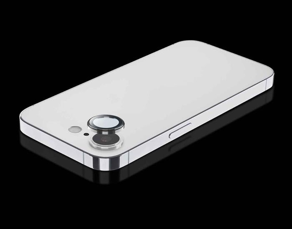"CELLULARLINE - Pellicola CAMERA LENS RING per iPhone 16E-Trasparente"