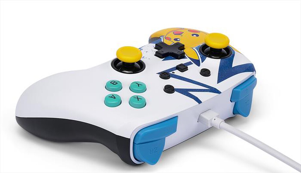 "XTREME - ENHANCED WIRED CONTROLLER PIKACHU HIGH VOLTAGE-BIANCO"