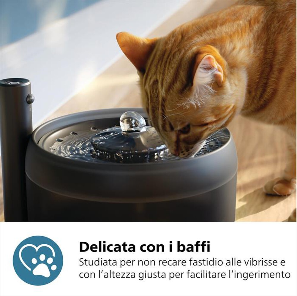 "PHILIPS - FONTANELLA D'ACQUA AUTOMATICA PAW3210/02-Nero"