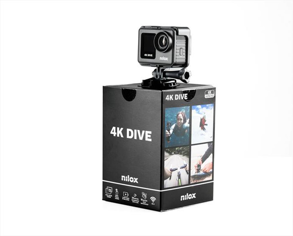 "NILOX - Action cam 4KDIVE-NERO"