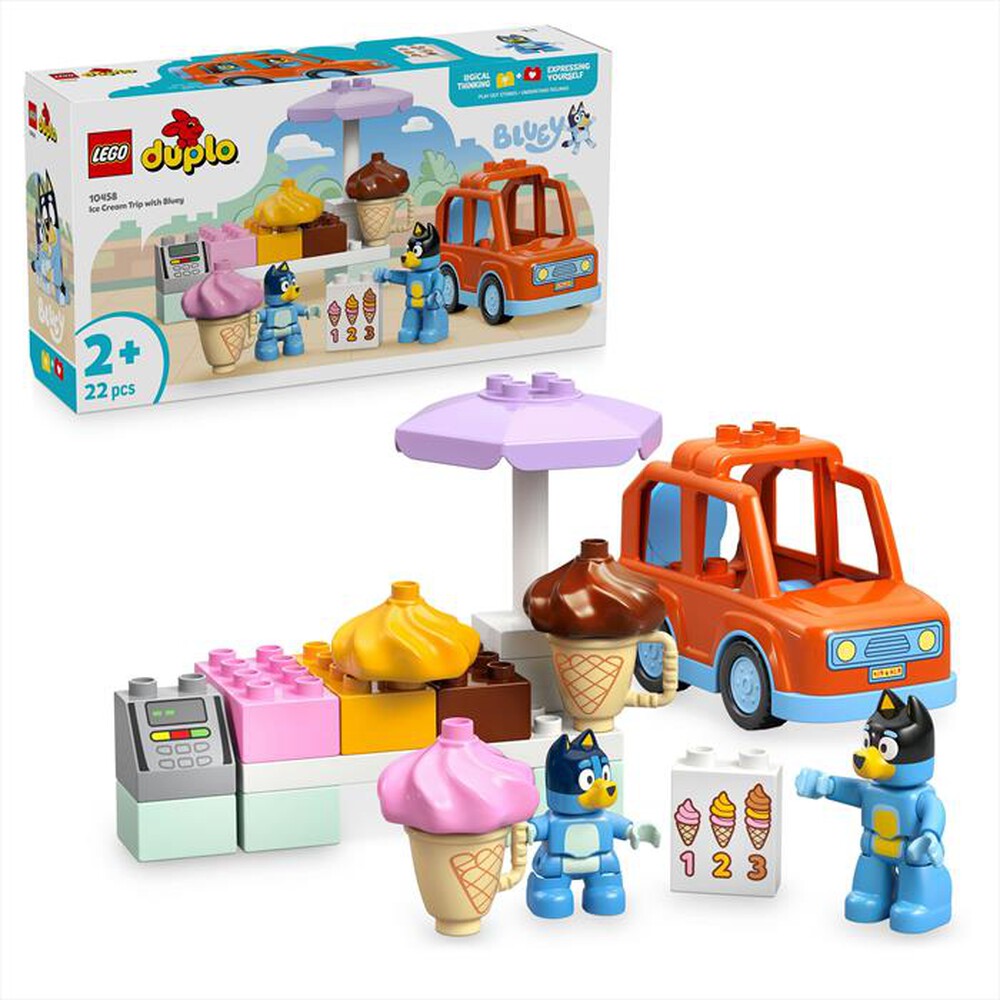 Immagine del prodotto LEGO - DUPLO BLUEY Visita alla gelateria di BLUEY 10458