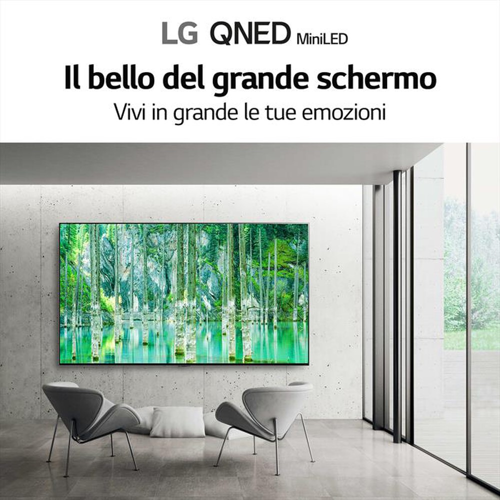 "LG - Smart TV QNED 8K 65\" 75QNED966PA-Dark Steel Silver"