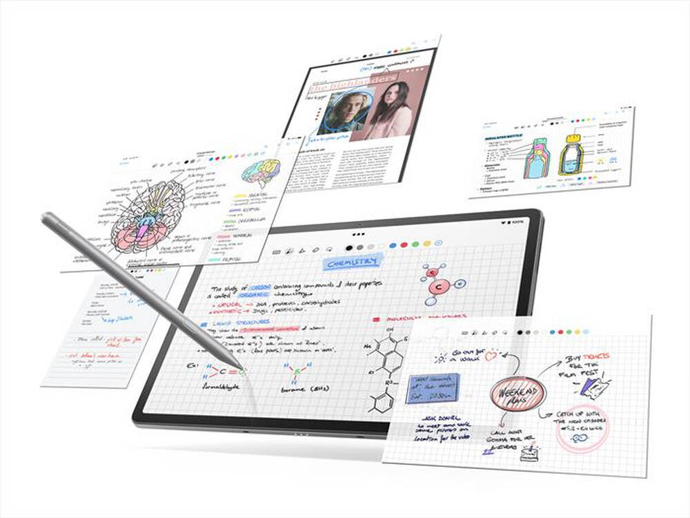 "LENOVO - Tab P12 12.7\" 3k 8GB 128GB WiFi + Lenovo Pen"