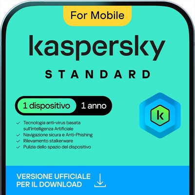 KASPERSKY - Standard Mobile Smartphone Android/iOS 1 disp. 1y