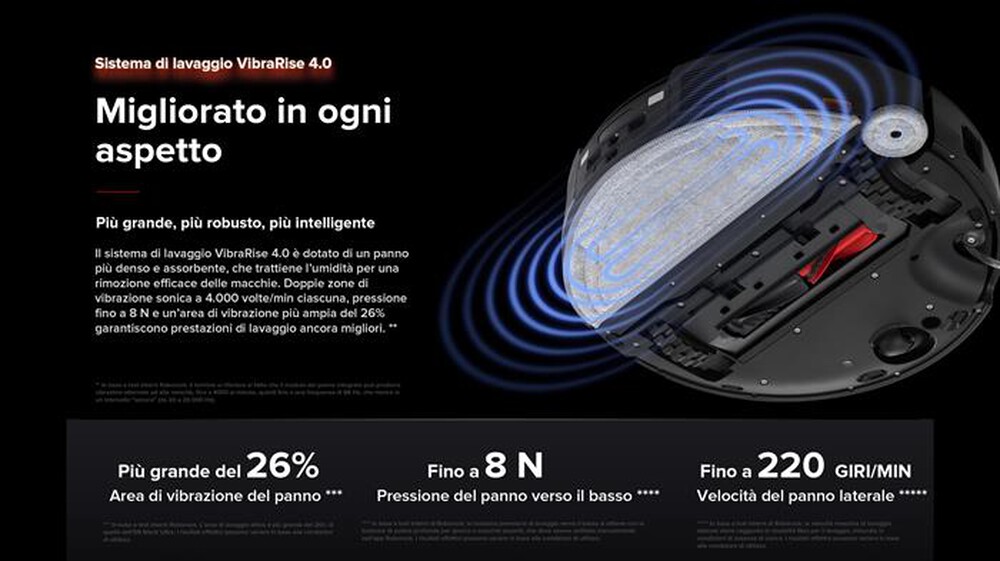 Immagine del prodotto ROBOROCK - Aspirapolvere robot SAROS 10-Black