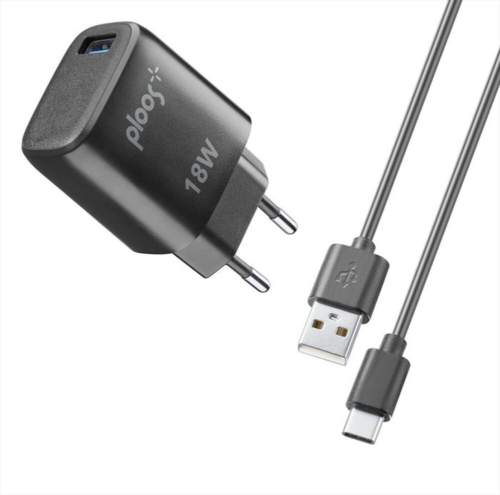 Immagine del prodotto PLOOS - Caricabatterie USB-C ADAPTER 20W - UNIVERSAL-Nero