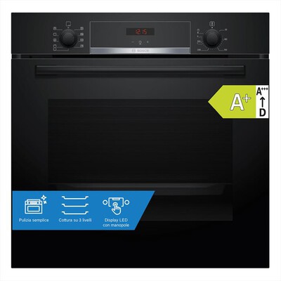 BOSCH - Forno multifunzione HBA534BB3 Classe A+-Black