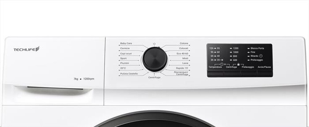 Immagine del prodotto TECHLIFE - Lavatrice TFWM0712D 7 Kg Classe D